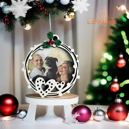 Bola Árbol de Navidad con foto Personalizada